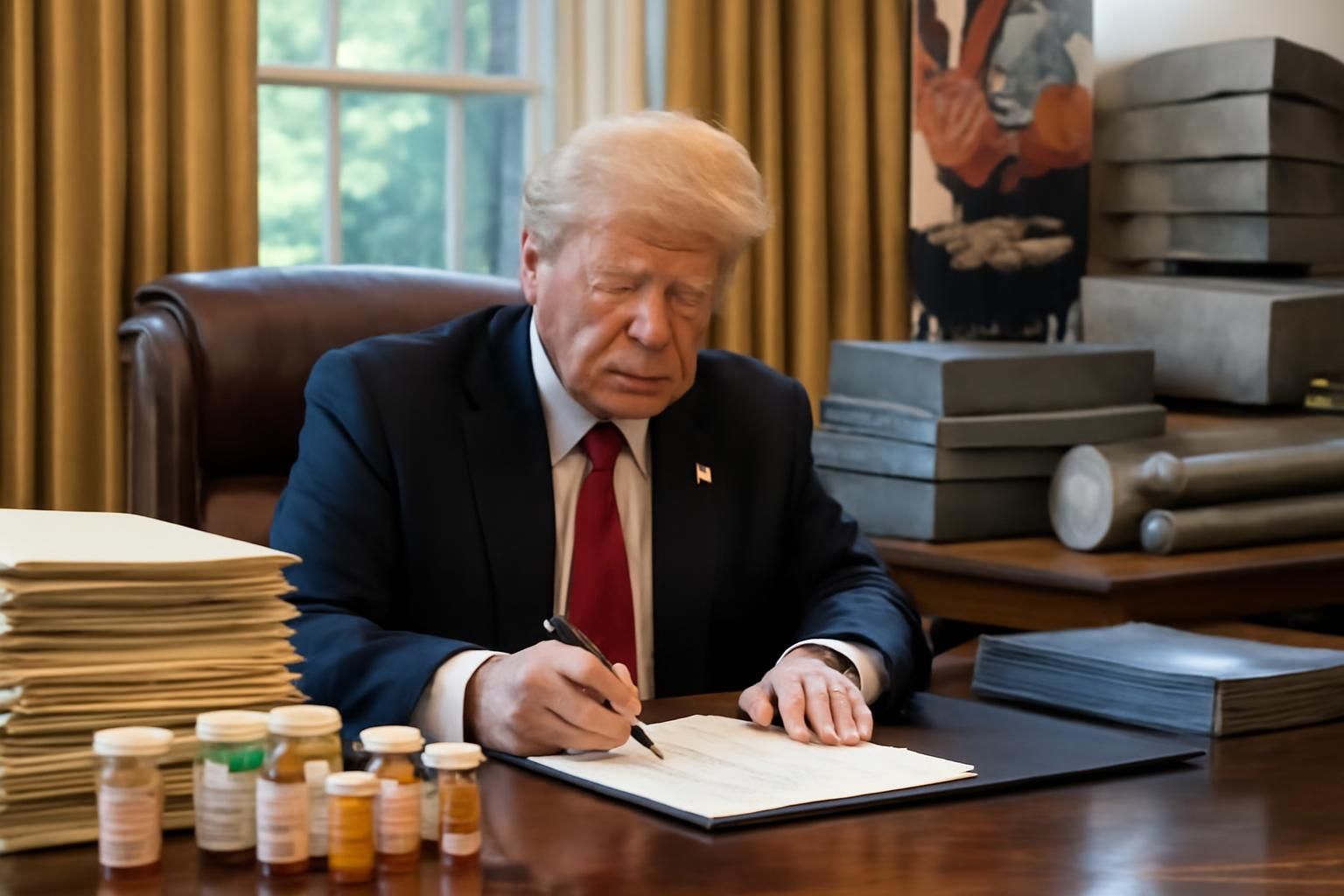 découvrez les nouvelles mesures de donald trump concernant les droits de douane, incluant l'instauration de taxes sur certains médicaments et la réévaluation des taxes sur les métaux.