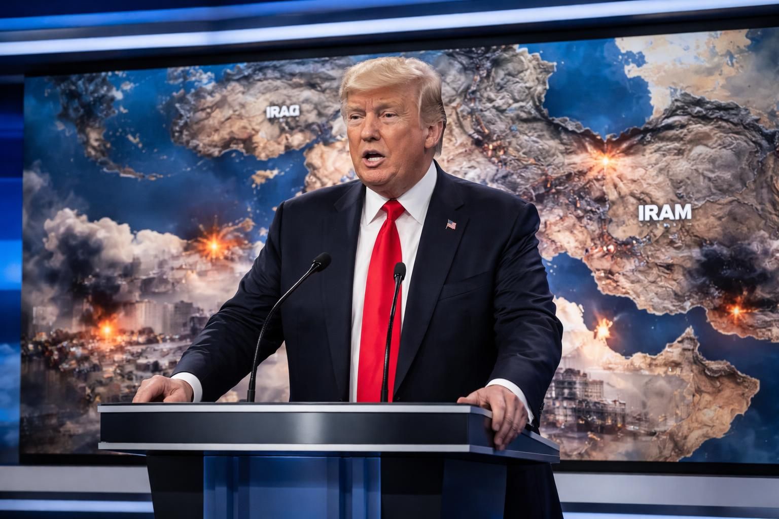 suivez en direct le conflit au moyen-orient avec les déclarations de donald trump affirmant que l'iran est au bord de l'effondrement. actualités et analyses en temps réel.