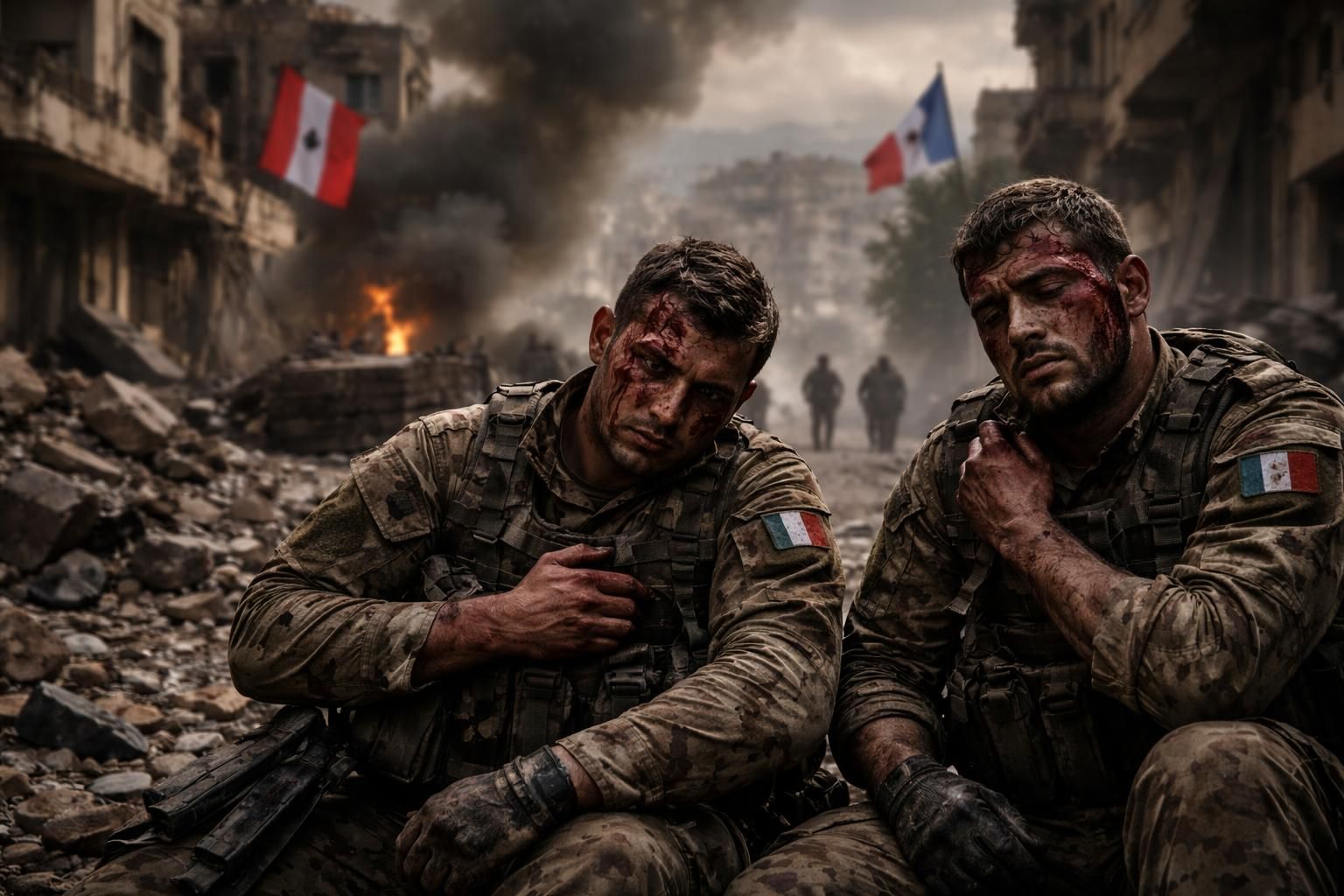 suivez en direct les développements du conflit au moyen-orient. la france condamne un « crime de guerre » après la perte tragique de deux soldats au liban, réaffirmant son engagement pour la paix et la sécurité.