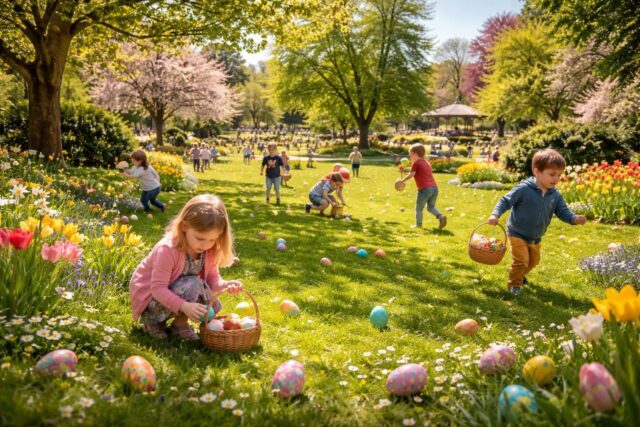 EN-IMAGES-1-800-oeufs-dissimules-au-parc-du-Thabor-a-Rennes-pour-la-chasse-aux-tresors-du-Secours-Populaire-640x427 Elio Darmon, témoin clé dans l'affaire Robert Boulin, s'éteint après des soucis de santé