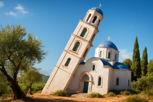 En-Grece-une-eglise-sincline-quatre-fois-plus-que-la-tour-de-Pise-un-symbole-unique-pour-eprouver-la-solidite-de-sa-foi--640x427 Le PDG de Corsair alerte : le kérosène, facteur majeur de hausse des tarifs, inquiète plus que la pénurie