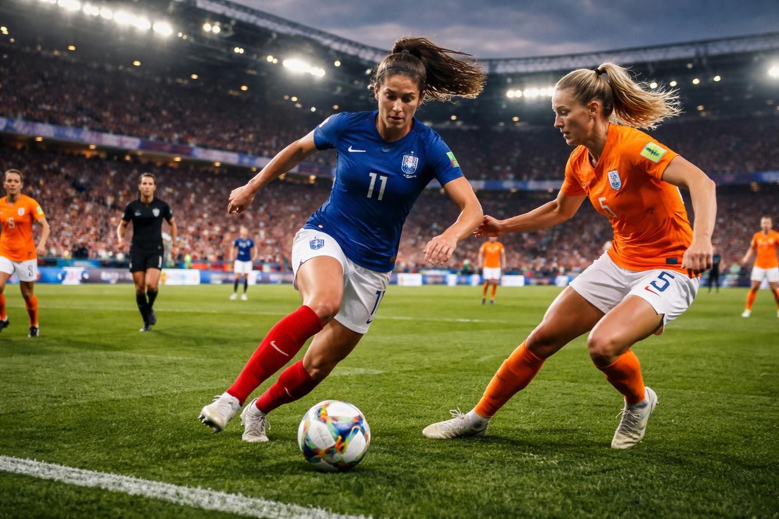 suivez en direct le match de qualifications pour la coupe du monde 2027 entre l'équipe féminine de france et les pays-bas sur l'équipe. infos, scores et moments forts en temps réel.