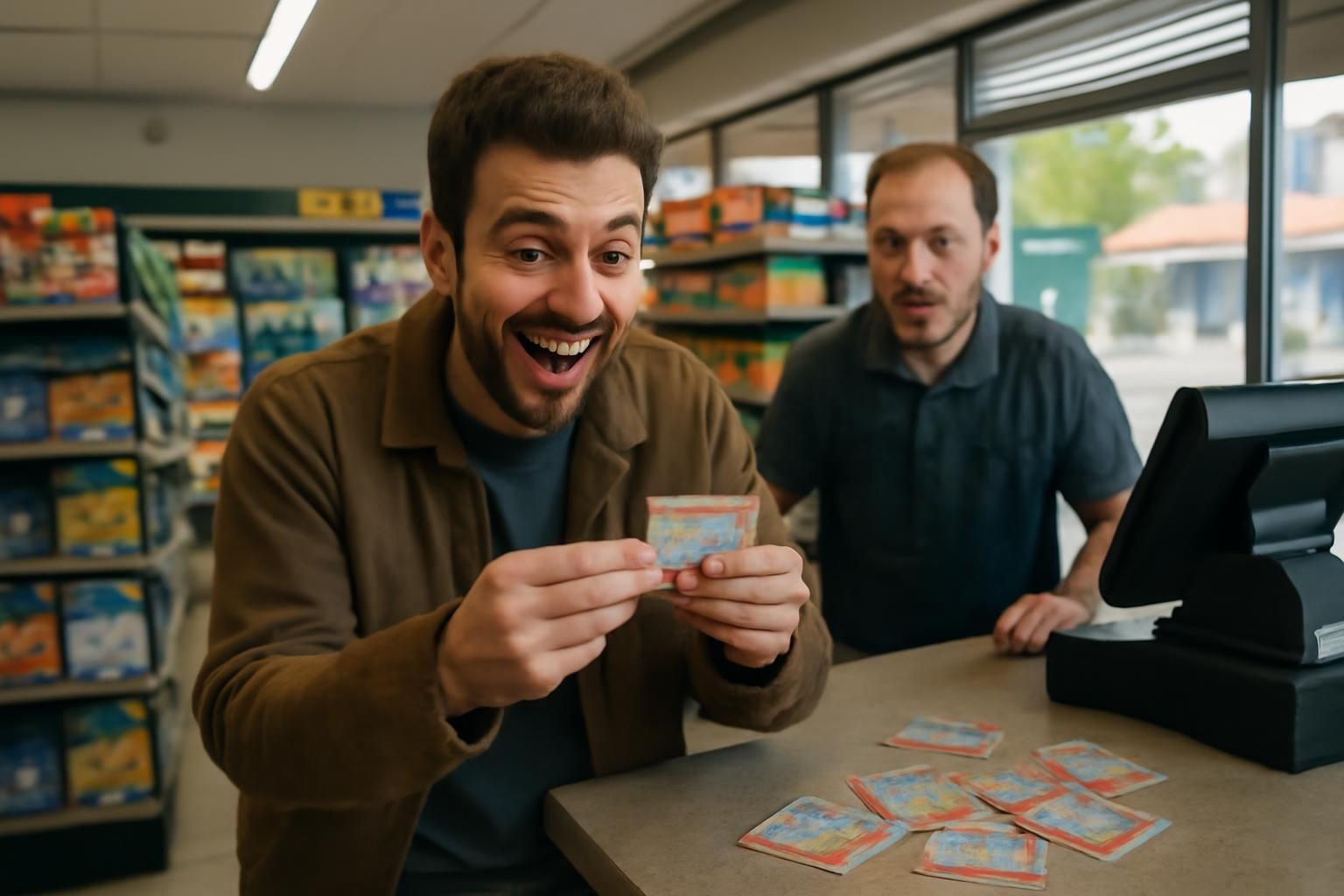 un client gagne un jackpot de 100 000 euros grâce à une erreur du caissier sur un ticket à gratter. découvrez cette incroyable histoire de chance et de hasard.