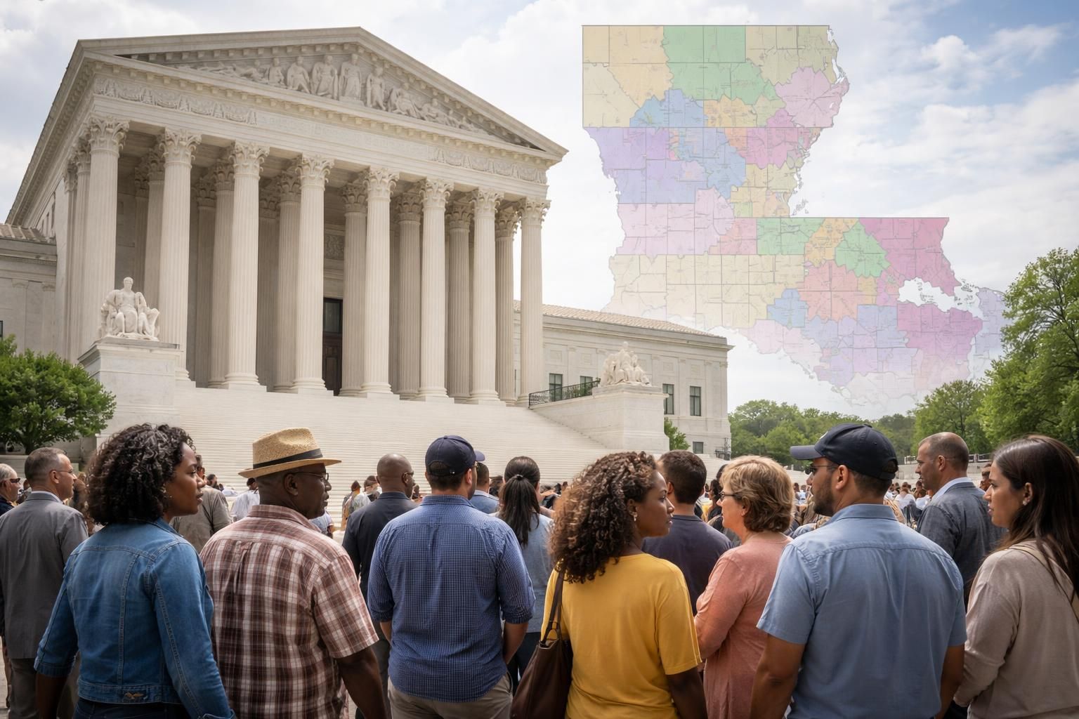 la cour suprême des états-unis annule la carte électorale controversée de louisiane, suscitant un débat majeur sur la représentation politique dans l'état.