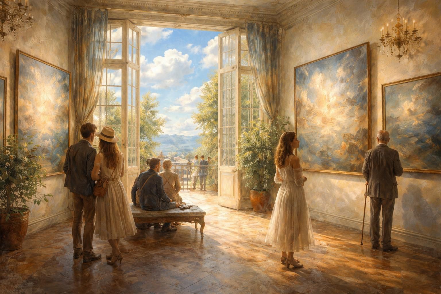 découvrez l'exposition 'face au ciel' au musée de la vie romantique, une immersion poétique qui explore l'art et la nature, à retrouver sur francetelevisions.fr.