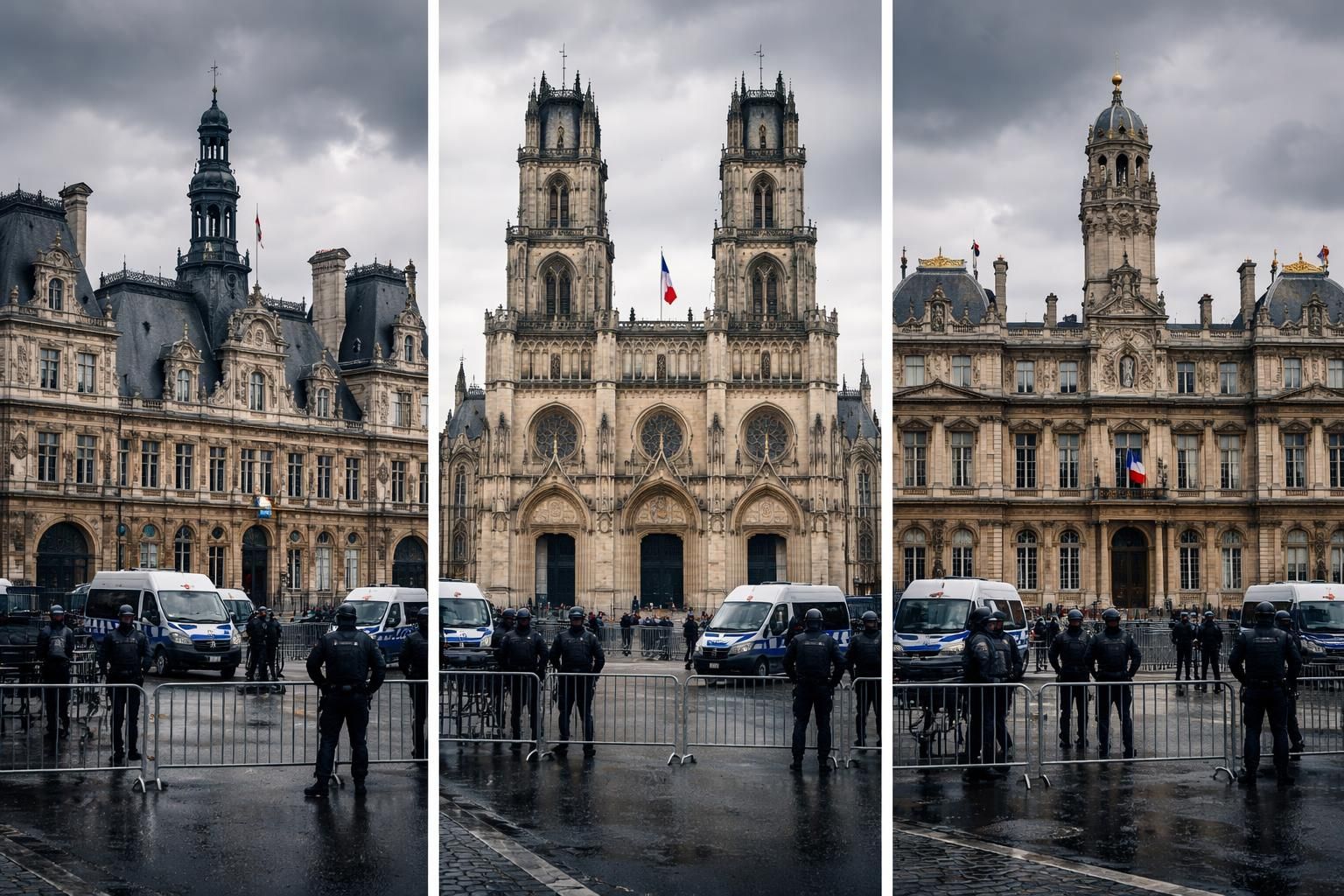 une fausse alerte à la bombe vise trois mairies, dont celle d'orléans, provoquant une intervention des autorités et une évacuation des bâtiments concernés.