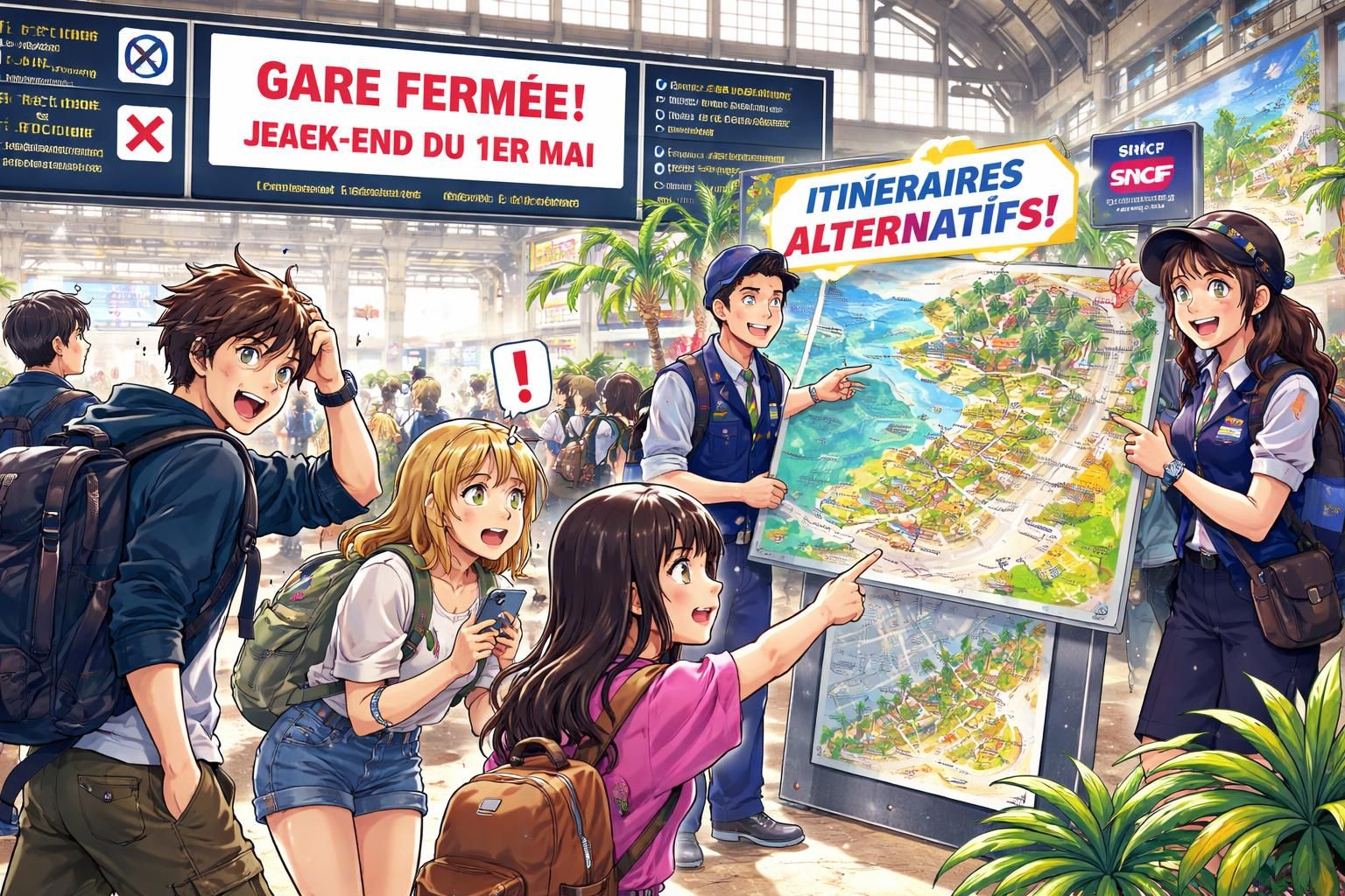 découvrez comment la sncf propose des itinéraires surprenants pour rejoindre le sud-est pendant la fermeture exceptionnelle des gares lyonnaises le week-end du 1er mai.