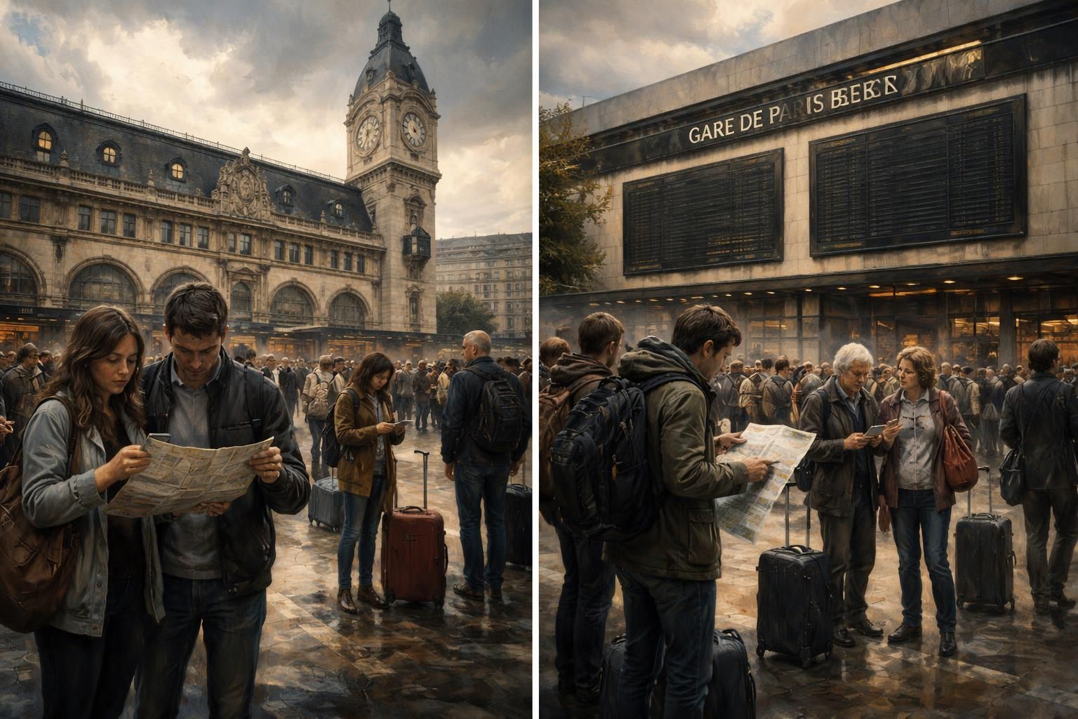 en raison d'une fermeture exceptionnelle des gares de lyon et paris-bercy durant le week-end du 1er mai, attendez-vous à d'importantes perturbations. anticipez vos déplacements pour éviter tout désagrément.