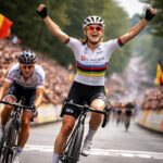 revivez la flèche wallonne où demi vollering remporte son deuxième triomphe, tandis que pauline ferrand-prévot échoue de peu à la victoire dans une course palpitante.