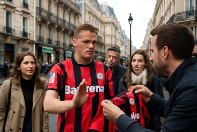 Florian-Wirtz-decline-avec-fermete-de-dedicacer-un-maillot-de-Leverkusen-lors-dune-scene-etonnante-dans-les-rues-parisiennes-Tribuna.com_-640x427 Altitude FC vs San Pedro Pirates : Suivez en direct le duel palpitant de la Premier League du Belize - Scores et Résultats du 07/11/2021 sur Eurosport