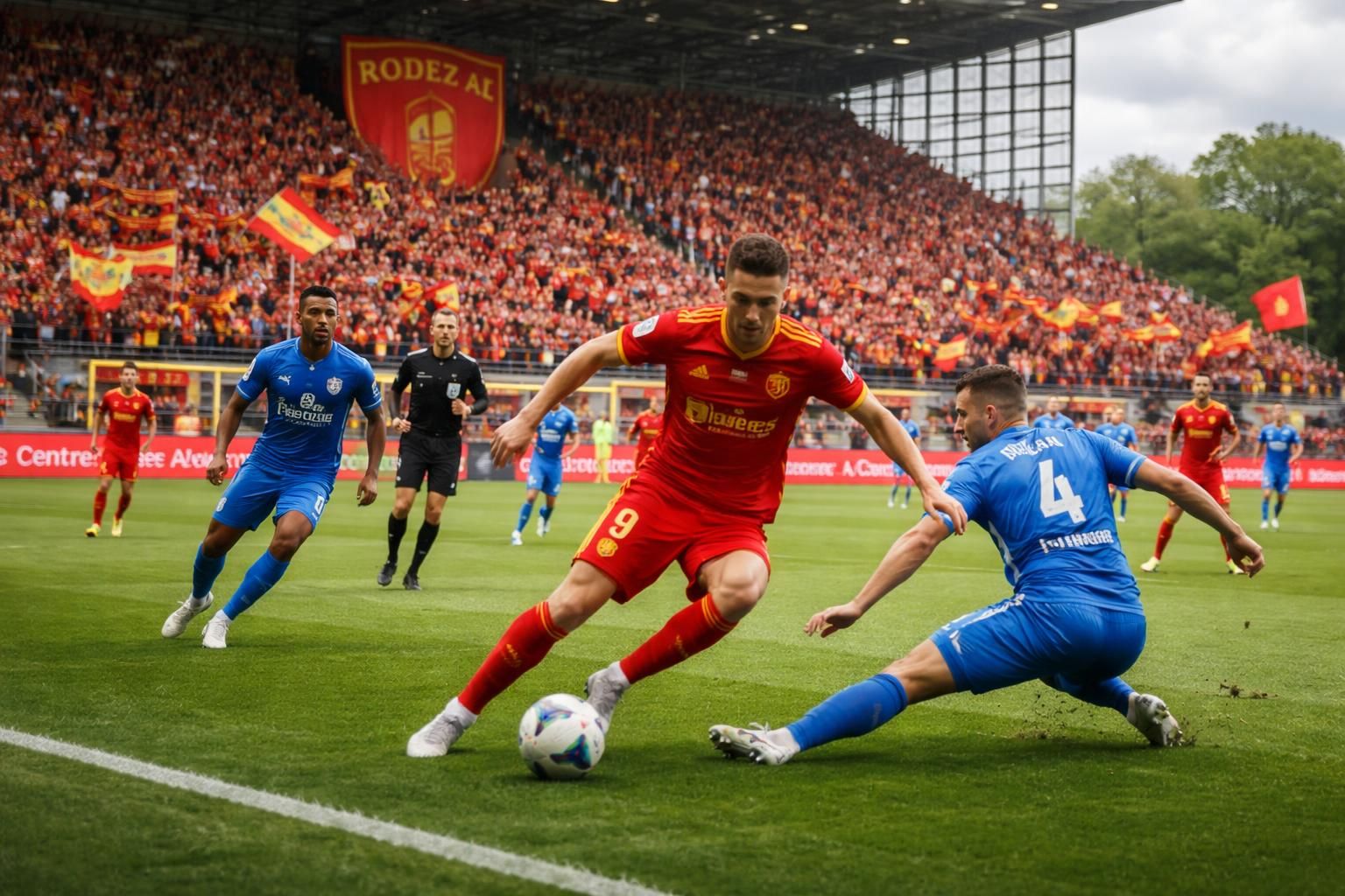 suivez en direct le match de football entre rodez et amiens, alors que rodez cherche à confirmer son triomphe retentissant contre troyes. toutes les actions et analyses avec centre presse aveyron.