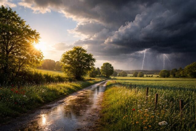 France-Apres-un-week-end-du-1er-mai-2026-a-lambiance-estivale-retour-annonce-des-orages-et-pluies--640x427 Météo : Vigilance orange pour orages et risques d'inondations dans quatre départements
