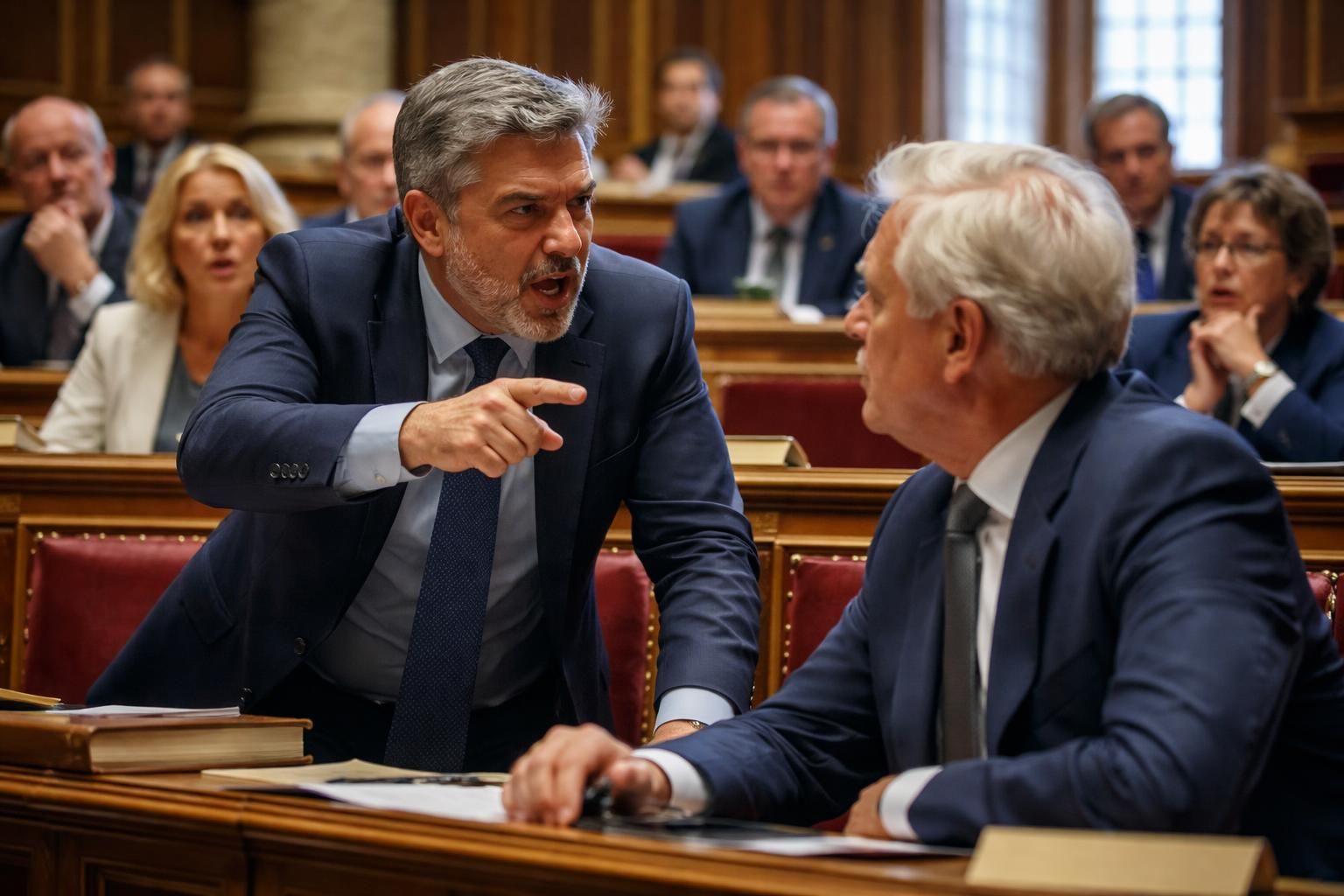 découvrez la critique cinglante de p. ouzoulias contre erik tegnér, qualifié de « journaliste charognard », lors d'une intervention en direct du sénat sur tf1+.