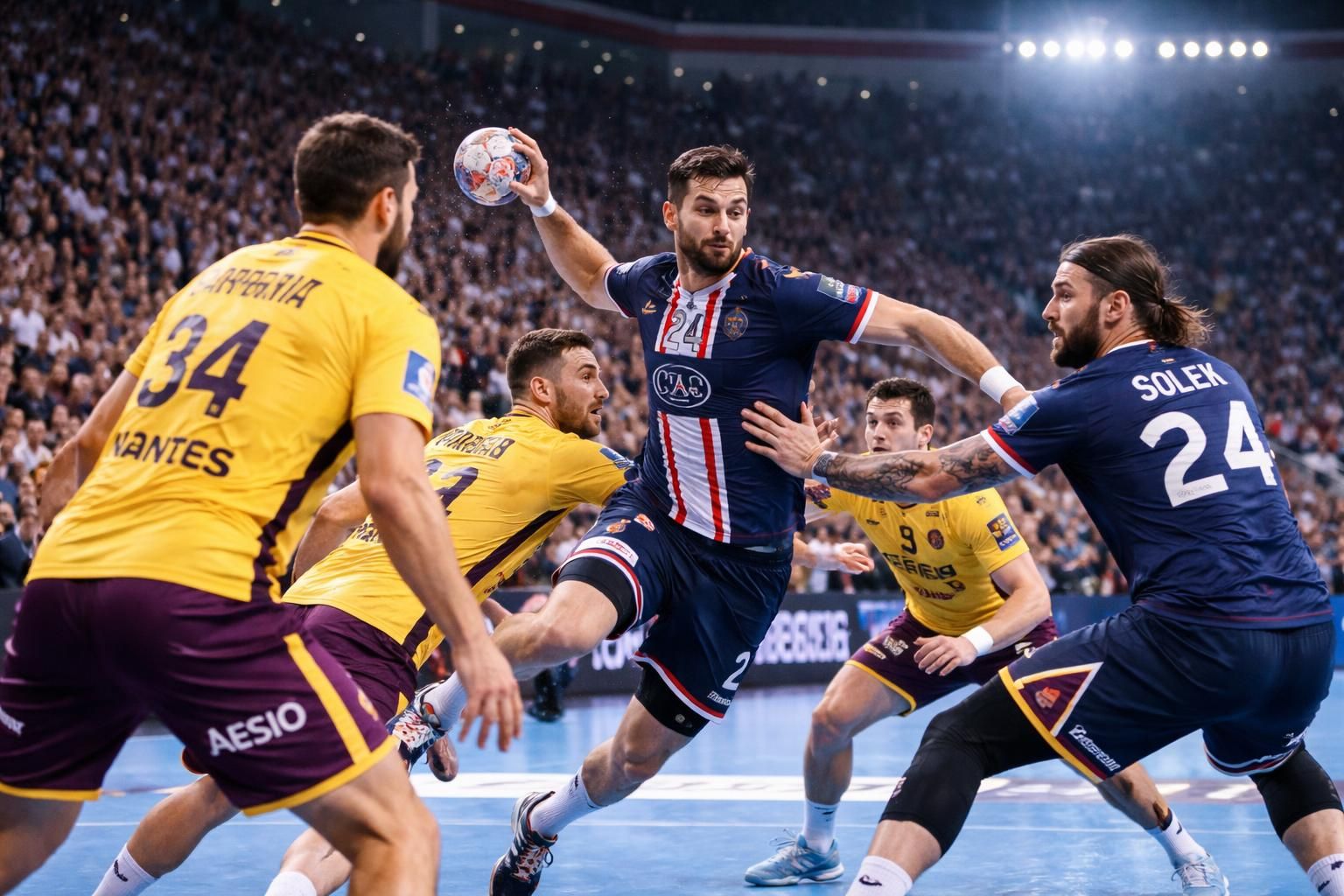 découvrez comment le psg handball intensifie la compétition et met la pression sur le hbc nantes dans une lutte acharnée pour la victoire.