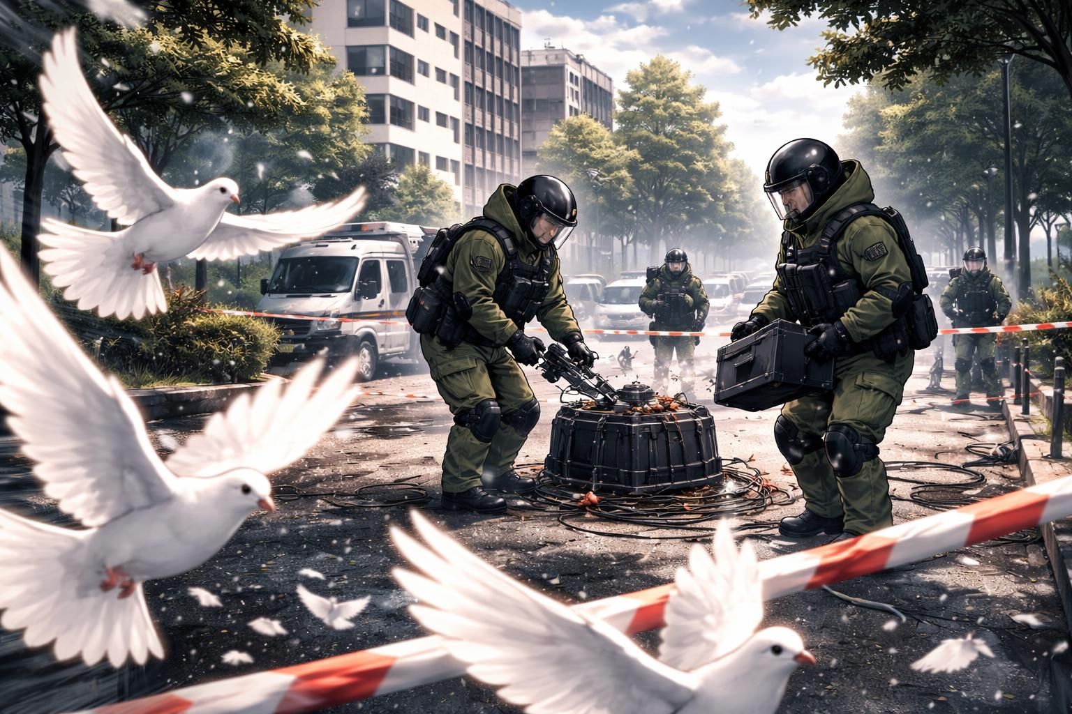 évacuation de colombes dans les hauts-de-seine ce dimanche après la découverte d’un engin explosif. une intervention de déminage est en cours pour assurer la sécurité des habitants.