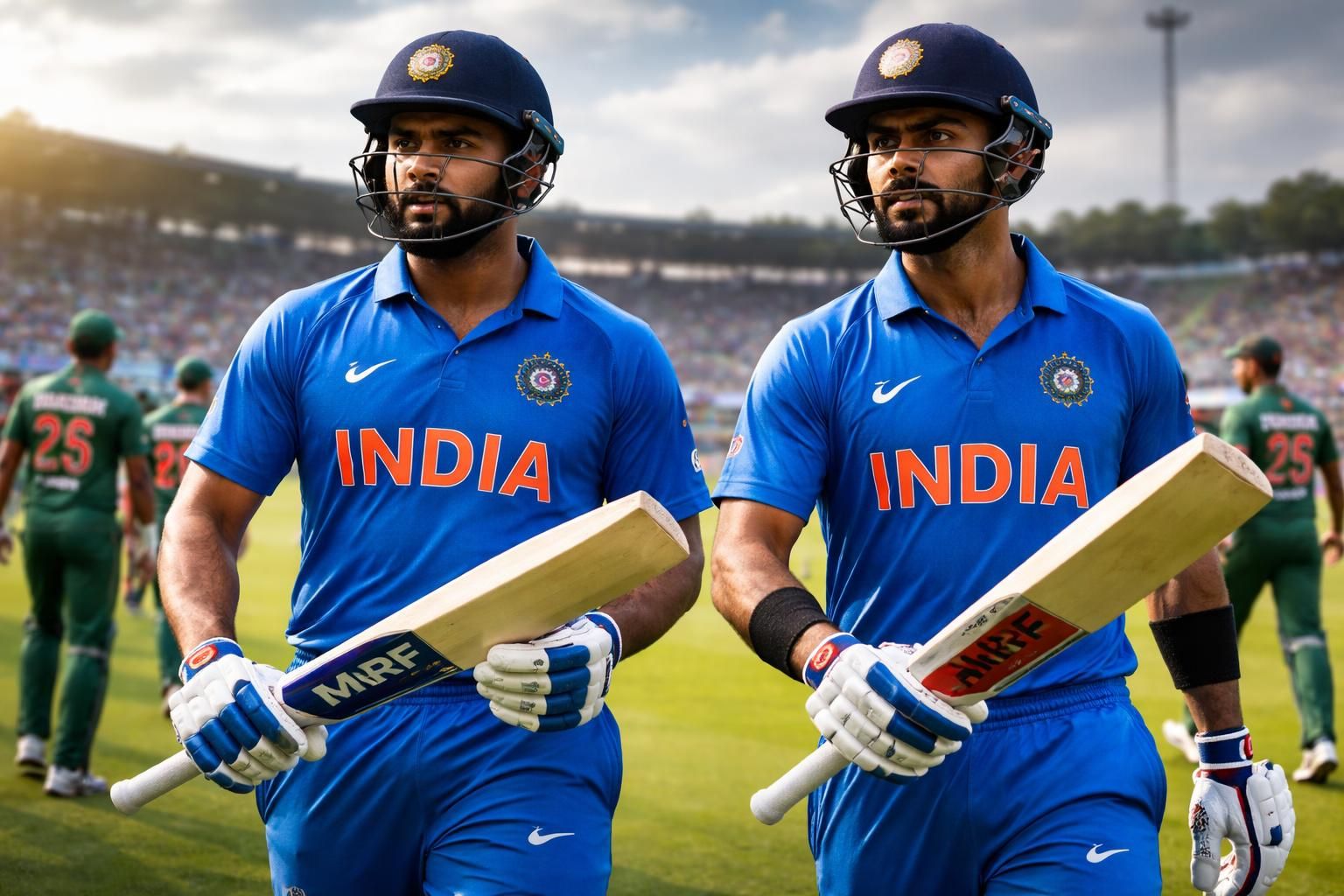 découvrez les enjeux du match inde contre bangladesh avec le retour de rohit et kohli. analyse et préparation de l'équipe indienne pour les odis à venir.