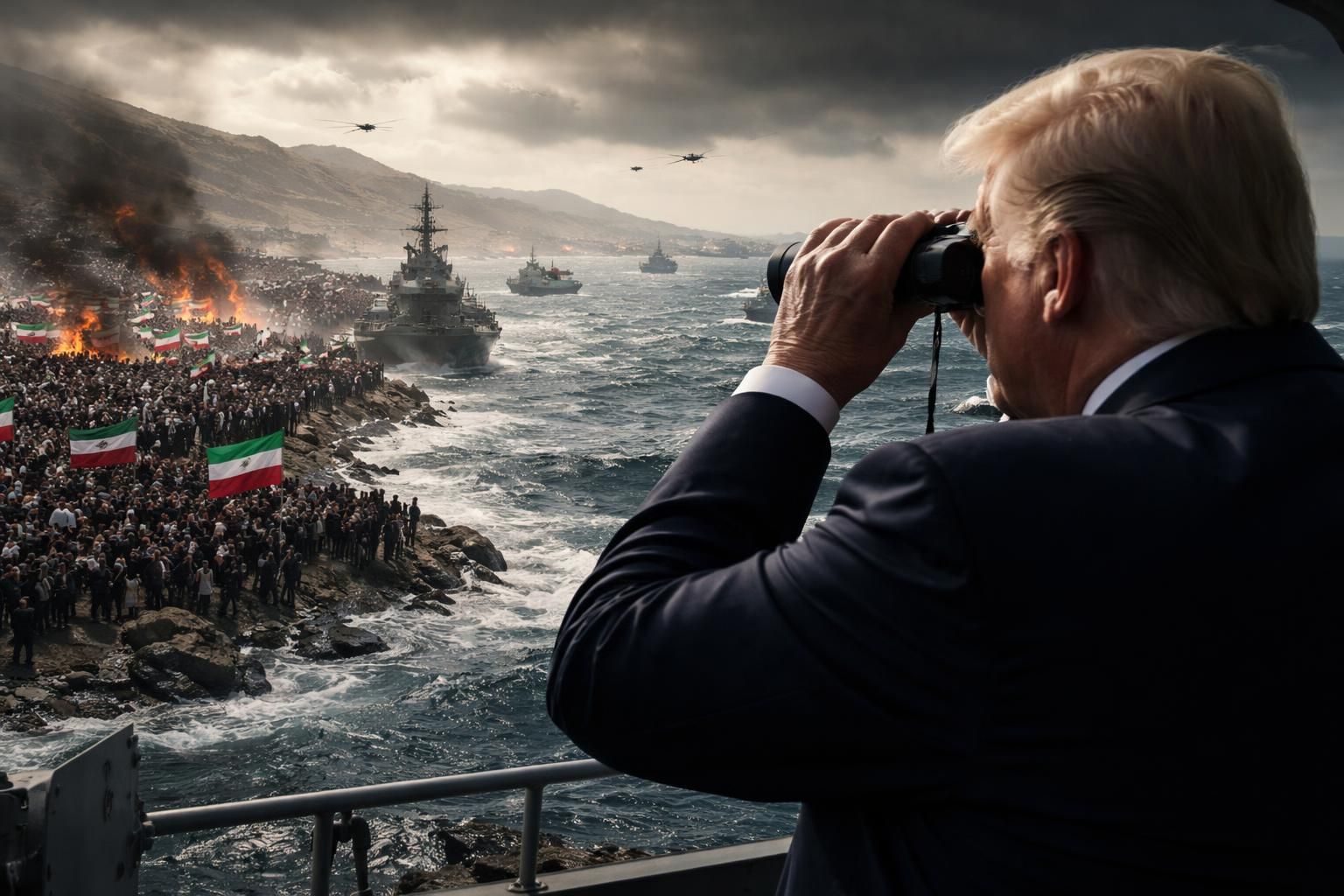 suivez en direct les tensions en iran alors que trump maintient le blocus autour du détroit d'ormuz malgré sa réouverture, impactant la situation en irak.