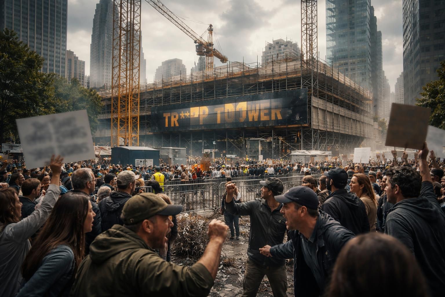 le projet de rénovation controversé de donald trump qualifié d'« irrespectueux » suscite un vif débat public et divise l'opinion.