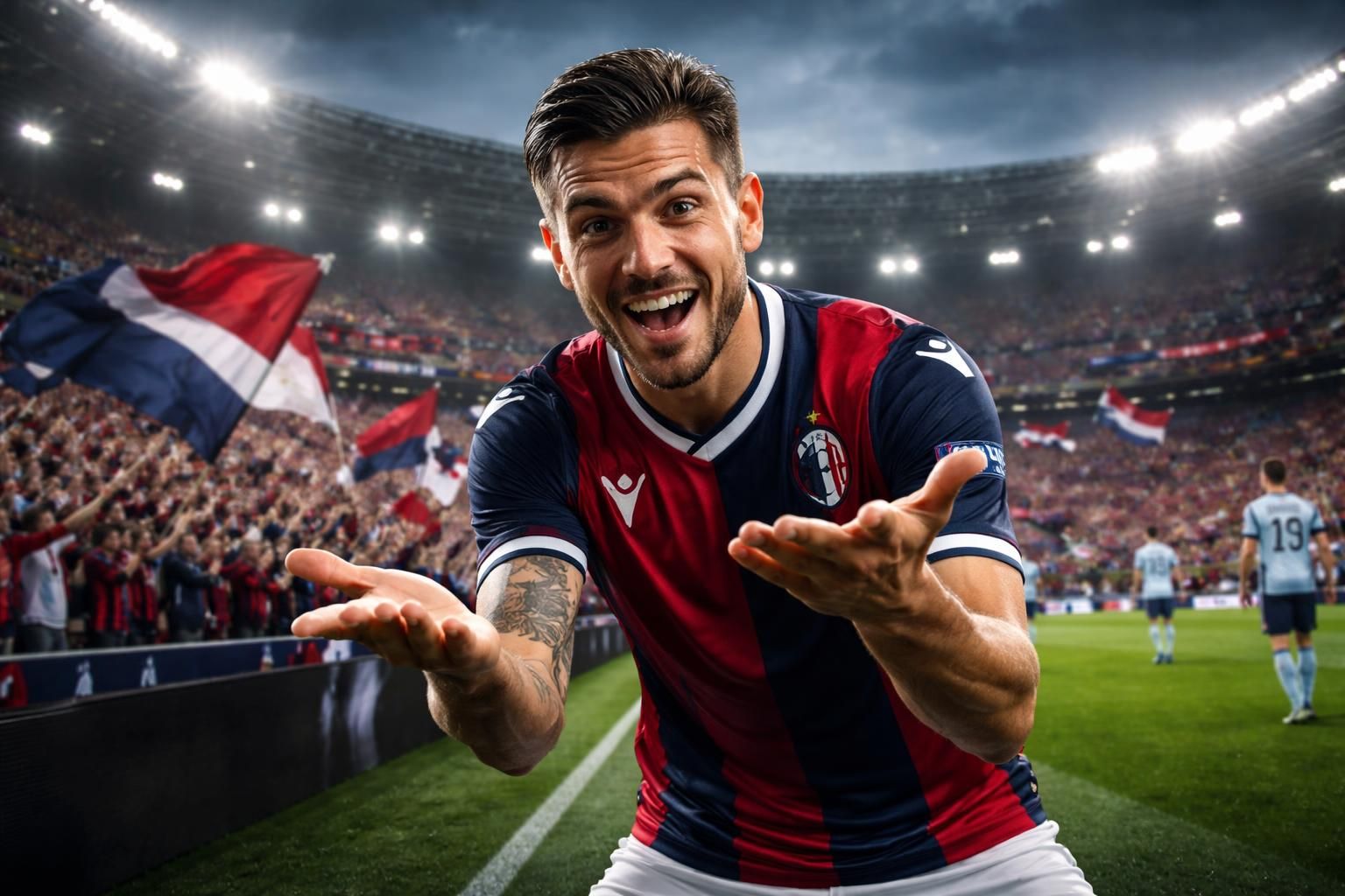 découvrez la déclaration amusante d'italiano sur sa réclamation de tom cruise au club avant le défi presque mission impossible du bologne face à aston villa en europa league.