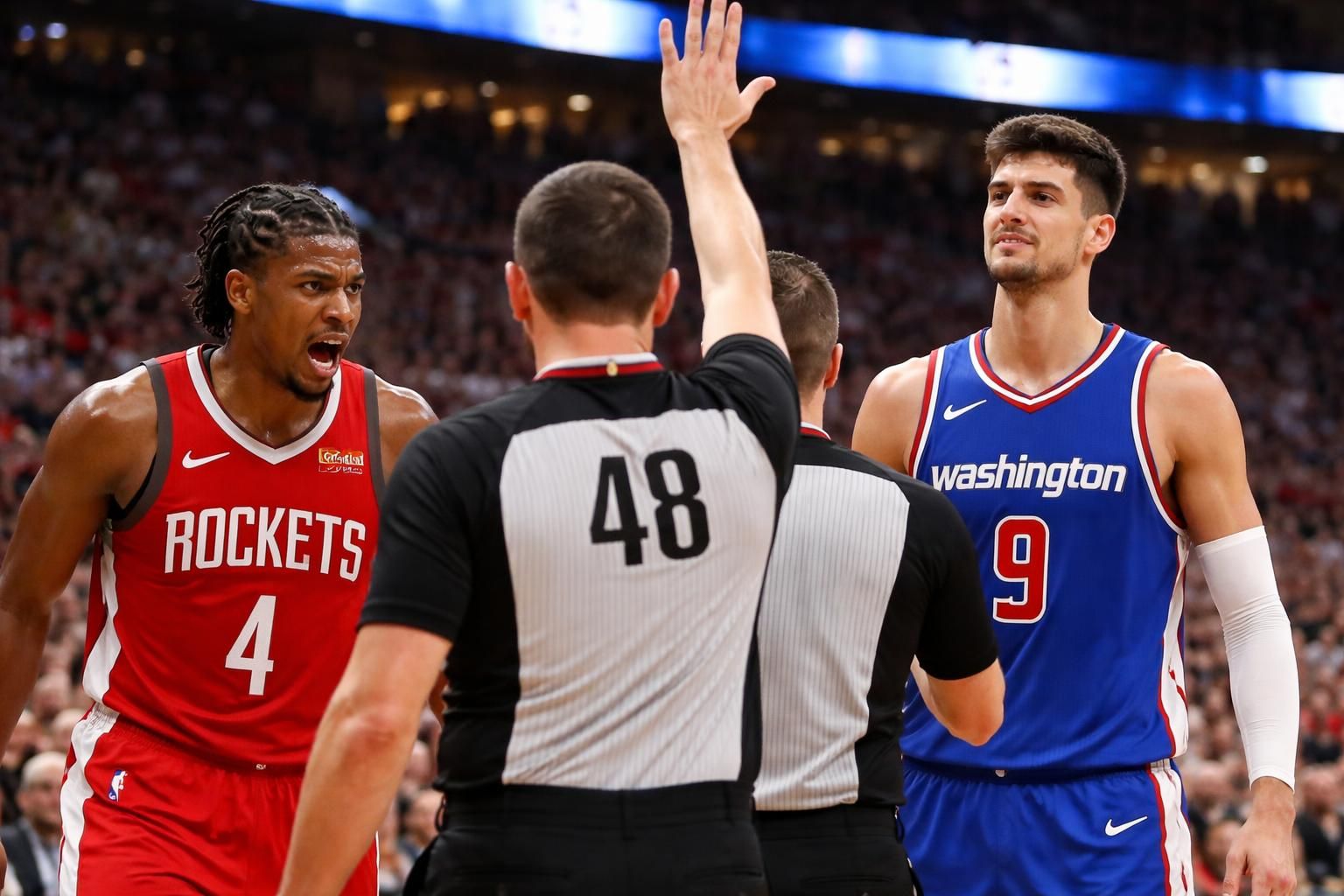 jalen green affirme que deni avdija a reçu un traitement préférentiel de la part des arbitres lors des matchs, suscitant une polémique dans le monde du basketball. découvrez les détails sur basketsession.com.