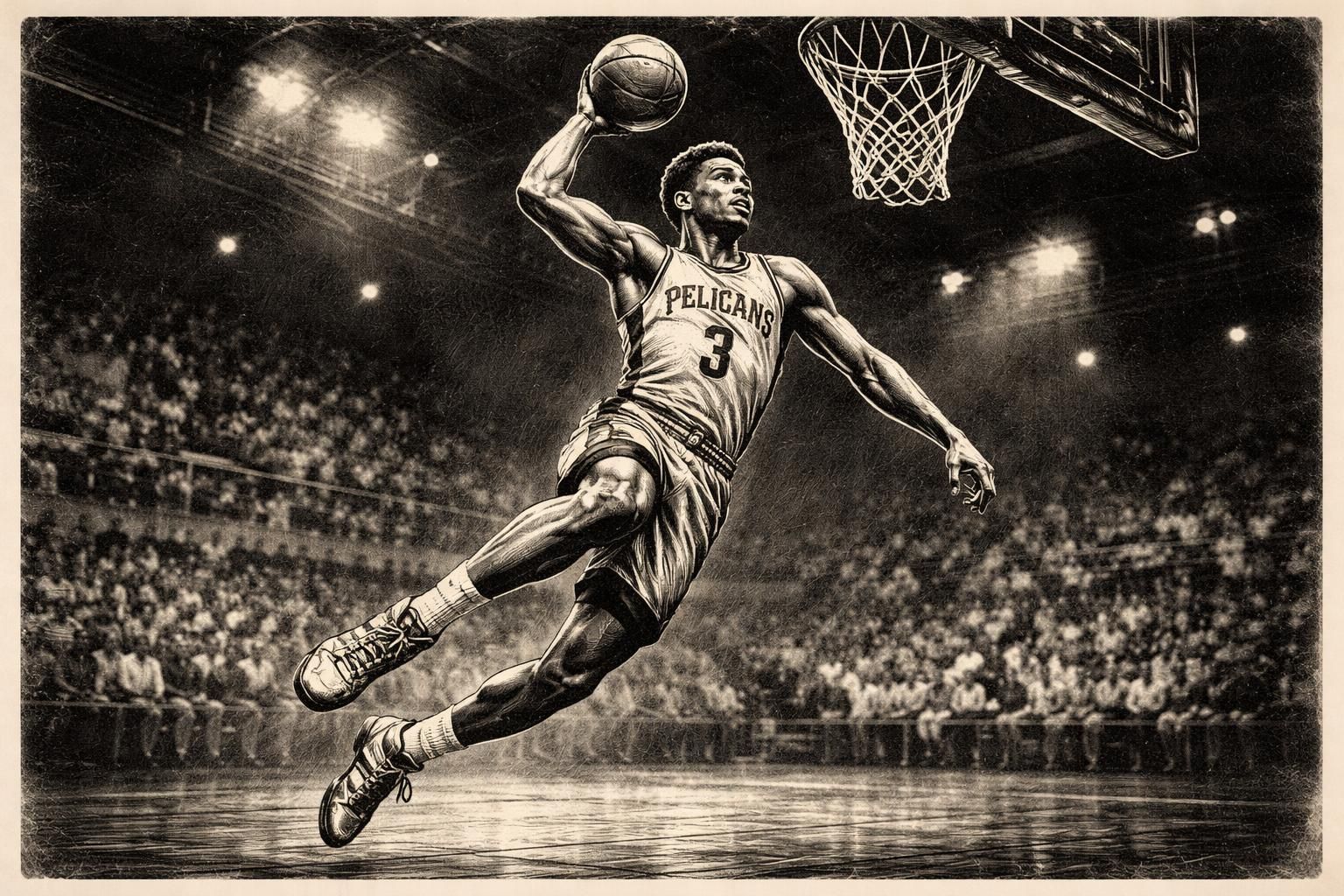 jeremiah fears établit un record historique en début de carrière avec les pelicans, marquant un tournant remarquable dans le basketball.