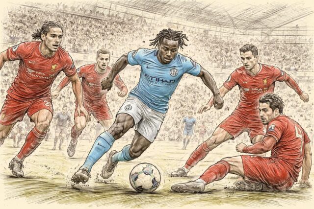 Jeremy-Doku-et-Manchester-City-dominent-Liverpool-et-senvolent-vers-les-demi-finales-de-la-FA-Cup-le-triomphe-belge-a-letranger-640x427 Nikola Jokic brille face au Heat : 33 points, 15 rebonds et 16 passes pour une performance triple-double magistrale