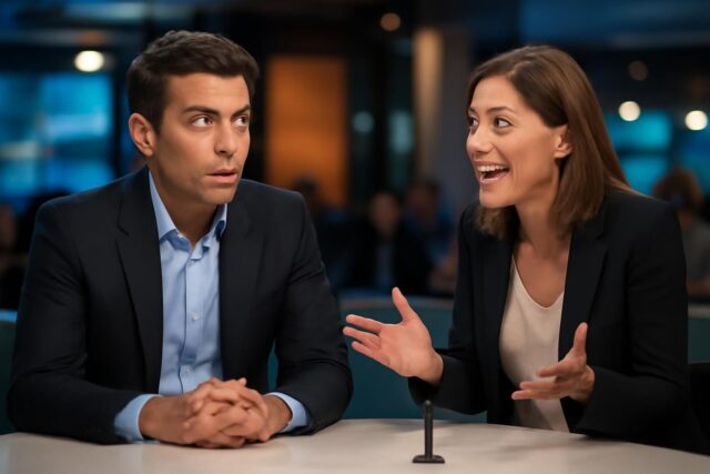 Julian-Bugier-decontenance-Claire-Fournier-revele-sa-passion-secrete-en-direct-VIDEO-Tele-2-Semaines-640x427 « Running Man » avec Glen Powell : Plongée intense dans une chasse à l'homme haletante