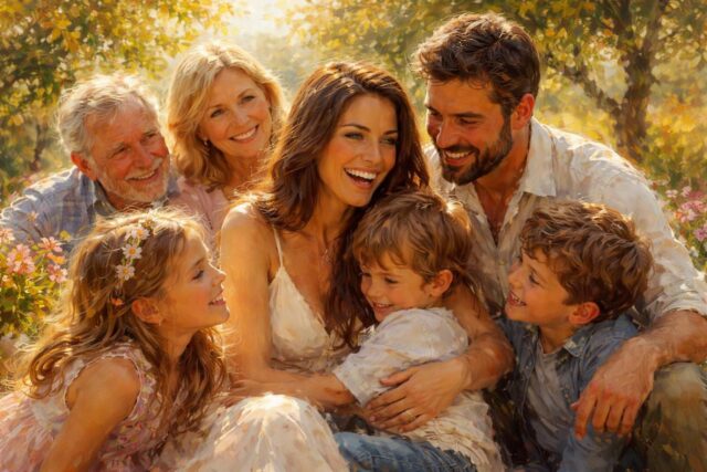 Karine-Ferri-partage-de-magnifiques-cliches-familiaux-captures-lors-dune-journee-riche-en-emotions-640x427 Location livre d’or audio : l’animation originale et inoubliable pour mariage et événements