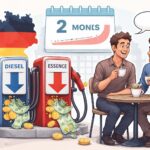 l'allemagne réduit temporairement la taxe sur le diesel et l'essence pendant deux mois pour alléger le coût du carburant et soutenir les consommateurs.