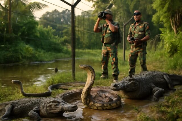 LInde-deploie-serpents-et-crocodiles-pour-renforcer-la-surveillance-frontaliere-et-controler-limmigration-640x427 Deux policiers de Seine-Saint-Denis condamnés à un an de prison avec sursis pour violences filmées sur un jeune homme