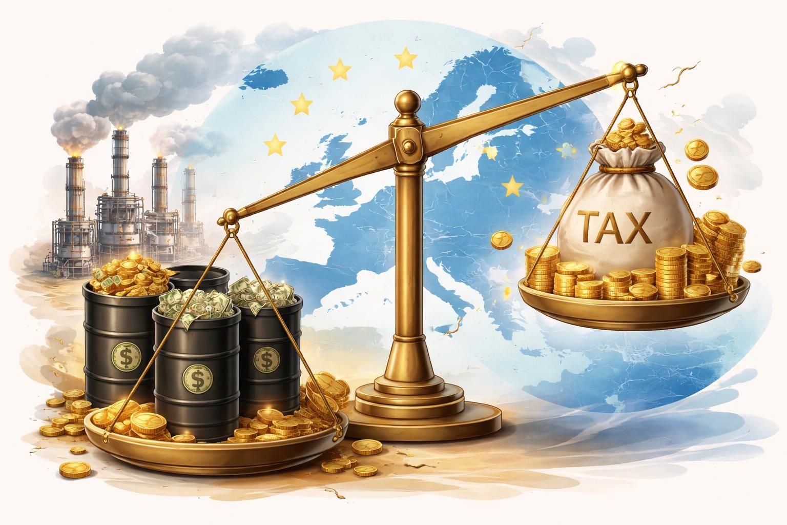 l'union européenne prévoit d'instaurer une taxe sur les superprofits réalisés par les grandes entreprises pétrolières afin de réguler le secteur et financer la transition énergétique.