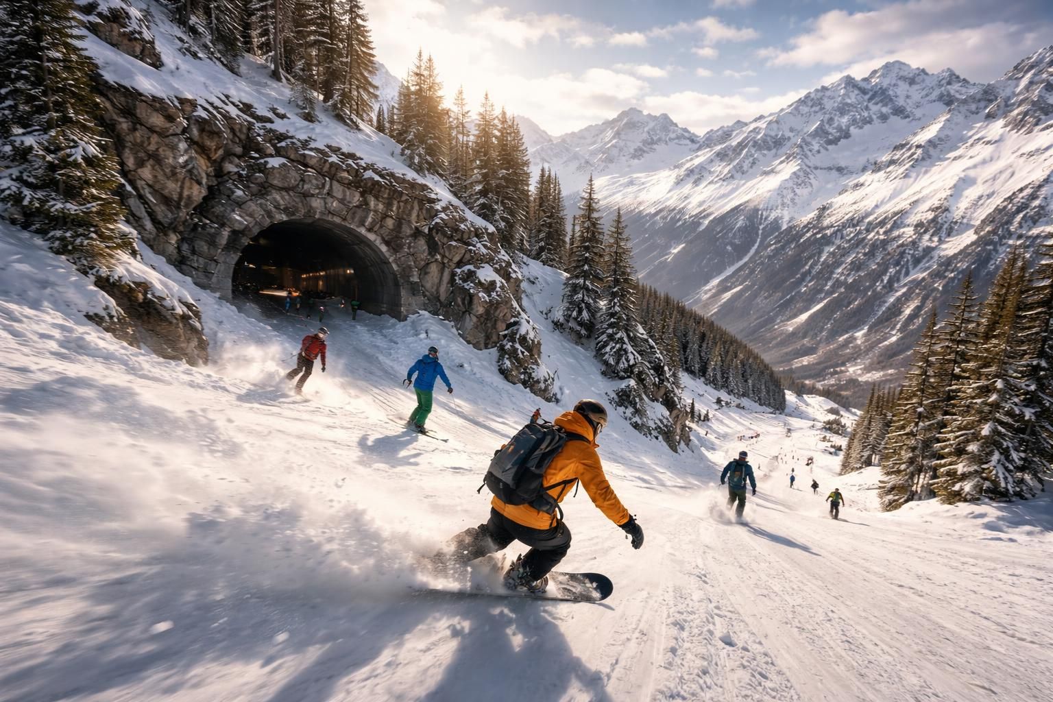 découvrez la brèche tunnel marcel'farm à l'alpe d'huez : vivez une expérience inoubliable le 18 avril 2026 avec skipacific, accompagnée d'une vidéo exclusive.