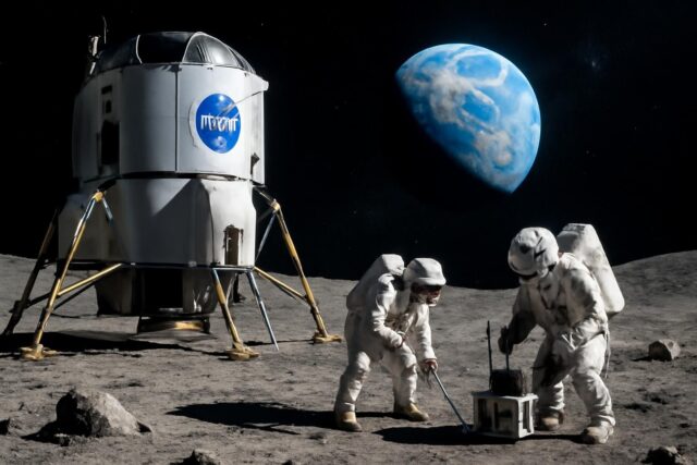 La-NASA-concretise-son-reve-un-retour-historique-sur-la-Lune-640x427 Neuf mineurs arrêtés et en garde à vue suite au vandalisme spectaculaire à la mairie de Fresnes