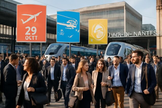 Le-29-avril-a-la-gare-de-Nantes-1000-opportunites-demploi-dans-les-secteurs-des-transports-et-de-laeronautique-640x427 Bison Futé prévient : Lundi rouge sur les routes de retour de Bretagne, découvrez les heures à éviter