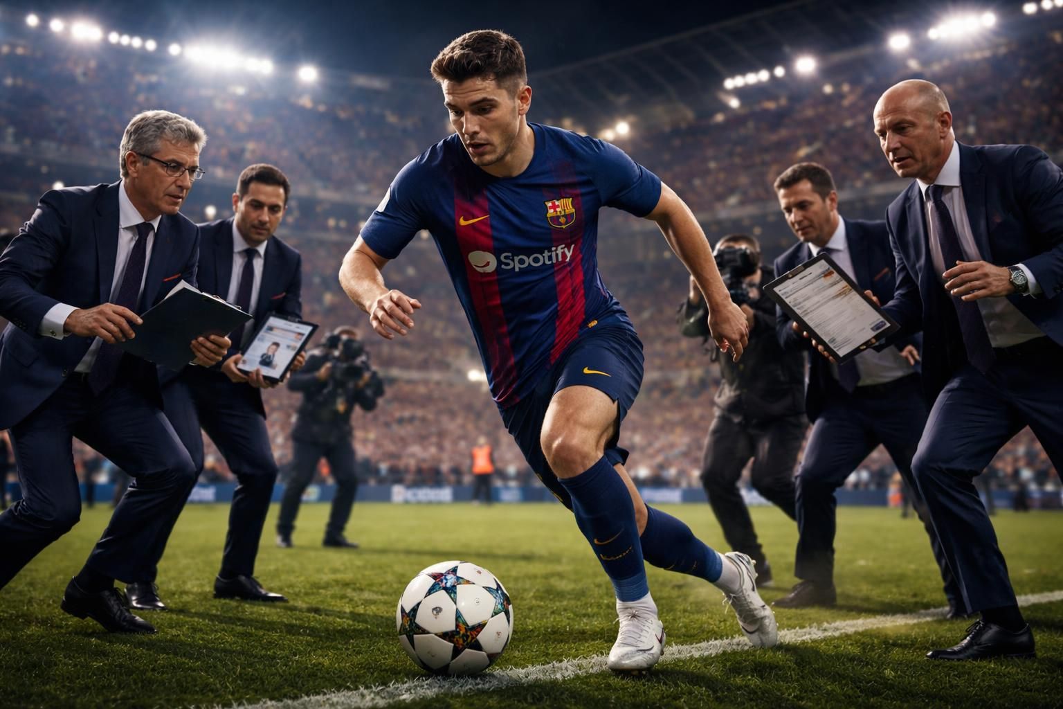 le fc barcelone prépare un échange spectaculaire pour recruter julián álvarez et renforcer son attaque lors du prochain mercato.