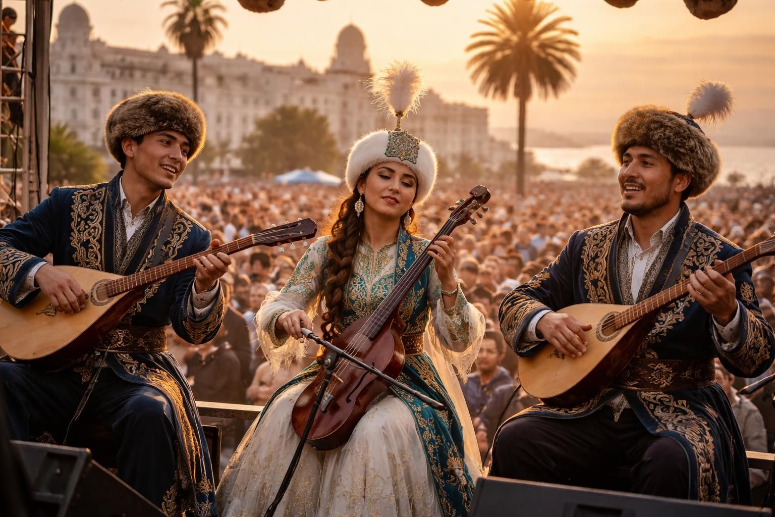 assistez au concert du kazakh forte trio à alger et laissez-vous transporter par les mélodies envoûtantes des traditions musicales du kazakhstan, une expérience unique à ne pas manquer.