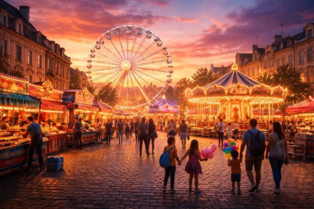 Leffervescence-monte-avant-le-lancement-de-la-fete-foraine-de-Tours-640x427 Bobi Wine, leader de l'opposition ougandaise, évacué en hélicoptère militaire