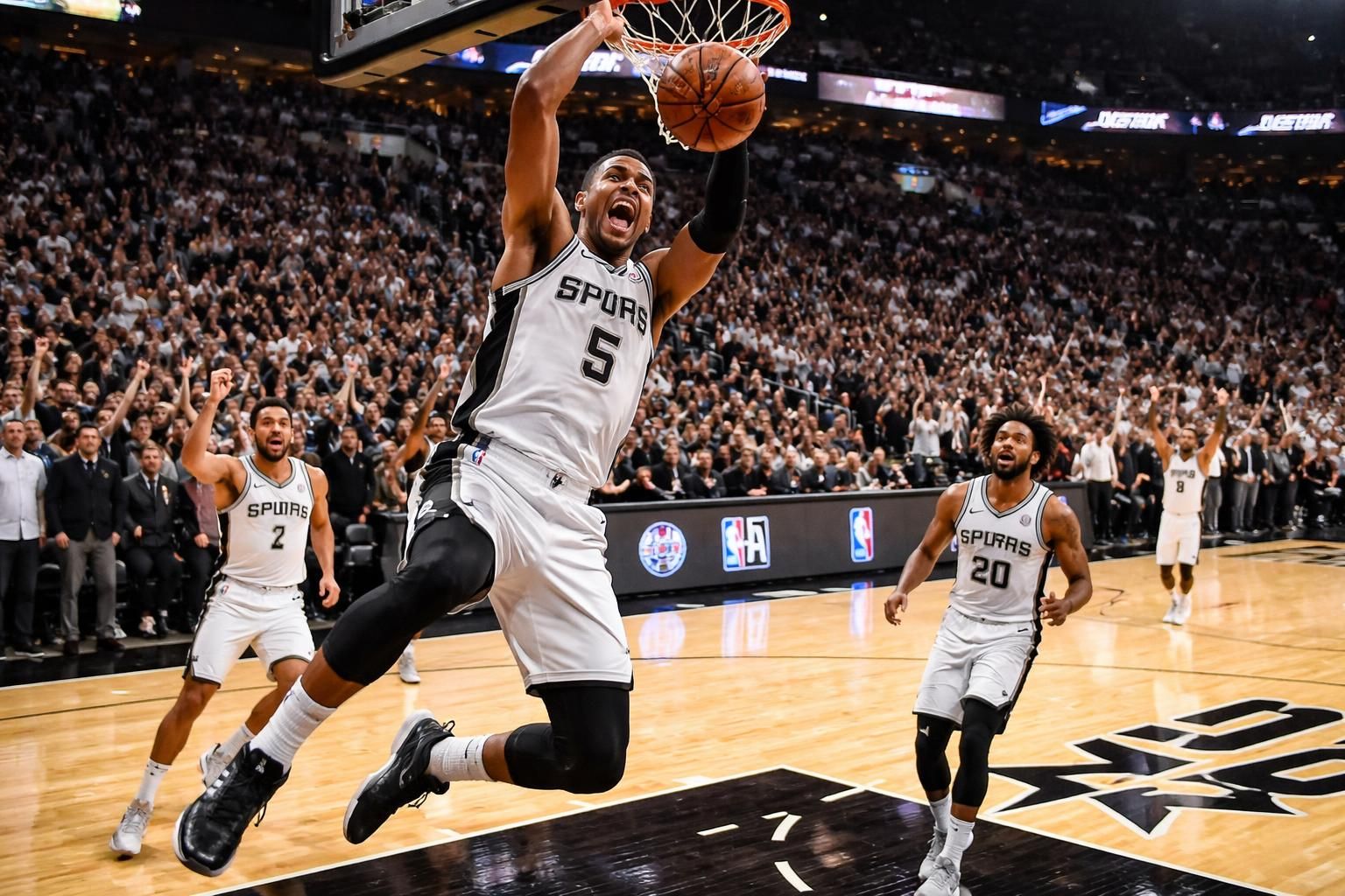 les spurs brillent lors d'une démonstration impressionnante et se qualifient pour les demi-finales de conférence en nba, assurant leur place parmi les meilleures équipes.