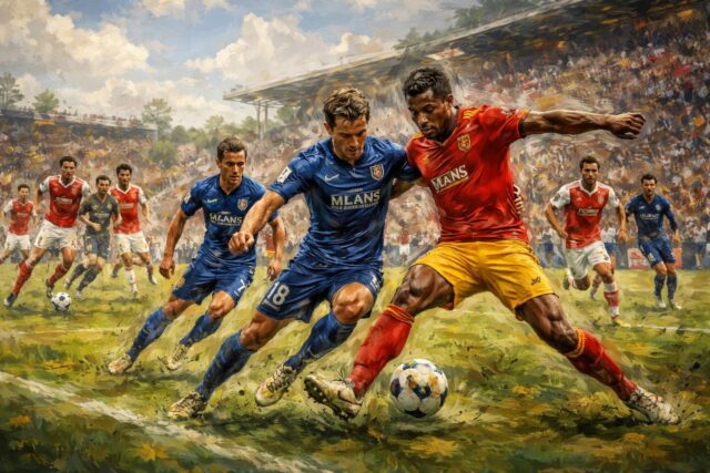 Ligue-2-Suivez-en-direct-les-duels-passionnants-Grenoble-–-Le-Mans-et-Reims-–-Nancy-sur-Sport.fr_-640x427 OM : Un international algérien dans la course