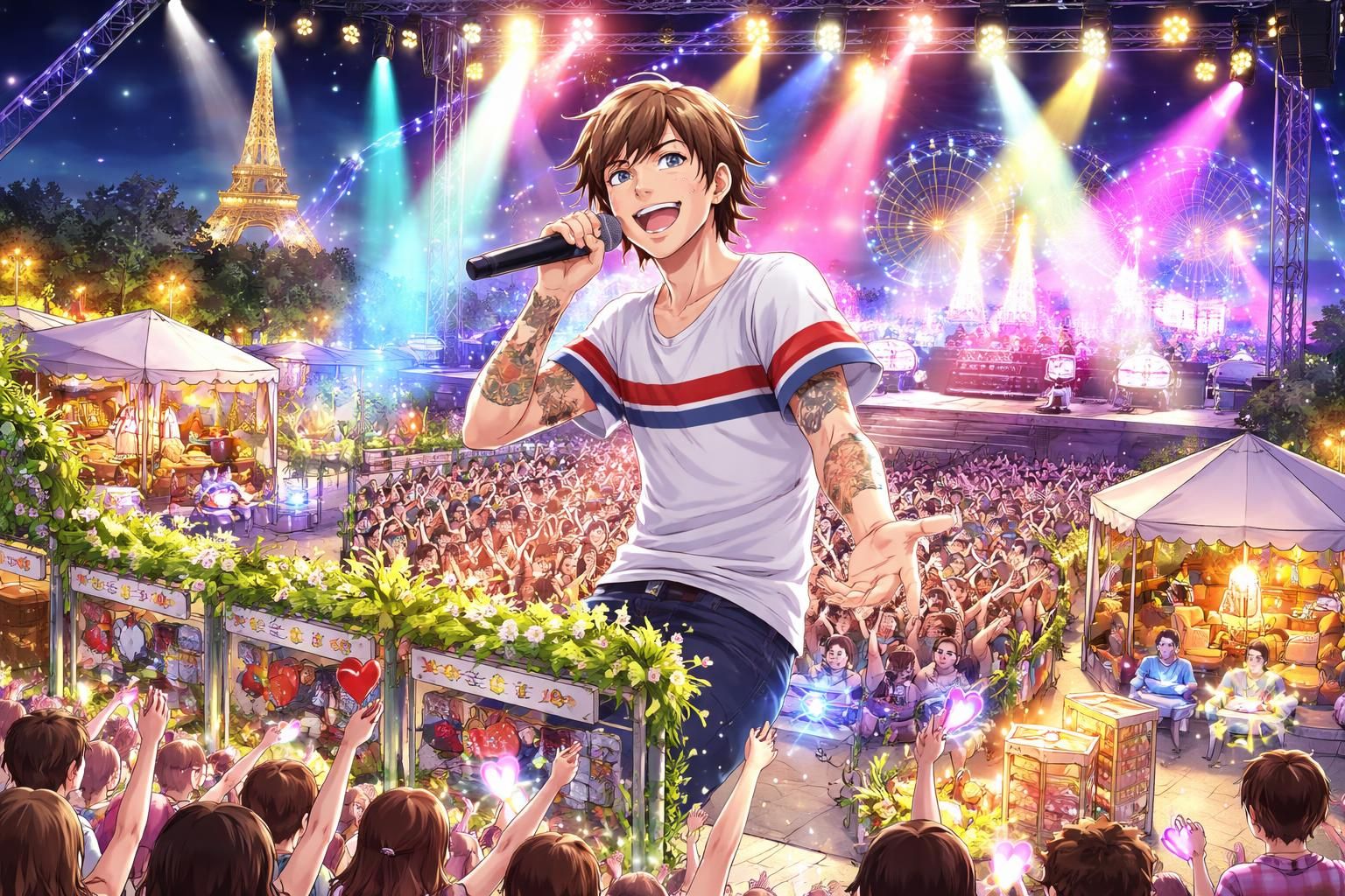 découvrez l'astuce ingénieuse utilisée lors du concert de louis tomlinson à paris pour empêcher les fans de camper, assurant une expérience sûre et organisée.