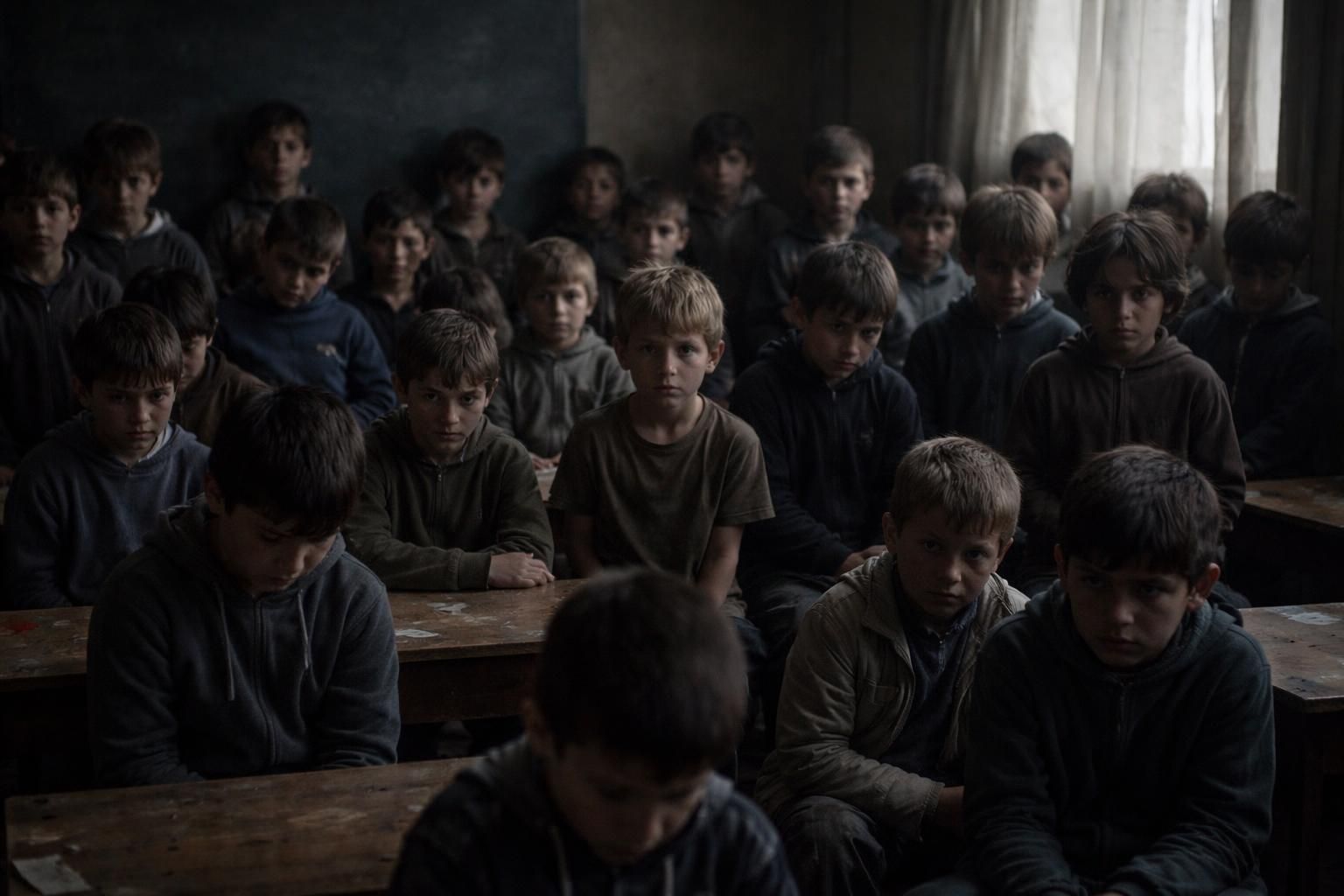 à lucenay, une enquête révèle que 34 enfants, principalement des garçons d'une même classe, ont été victimes d'abus, suscitant une vive émotion dans la communauté.