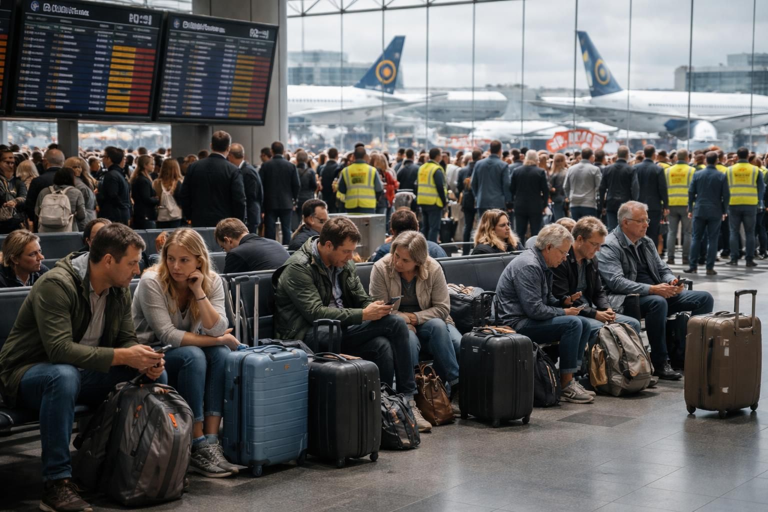 lufthansa en grève pour la cinquième journée consécutive : découvrez les impacts sur les vols, les passagers et les enjeux pour la compagnie aérienne.