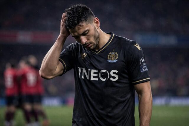 Maupay-sombre-apres-un-denouement-cruel-face-a-Osasuna-Analyse-du-Phoceen-640x427 Nantes écrase l'OM 3-0 : Un fiasco total, Beye impuissant face au naufrage de ses joueurs - RMC Sport