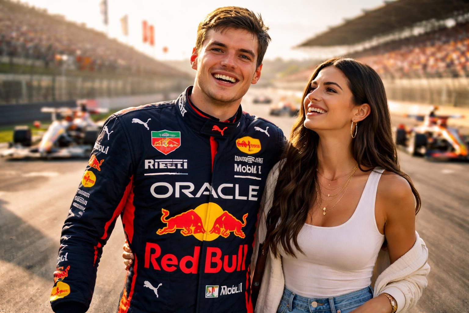 découvrez la réaction amusée de kelly piquet après une nouvelle aventure en piste avec max verstappen, entre émotions et moments complices.