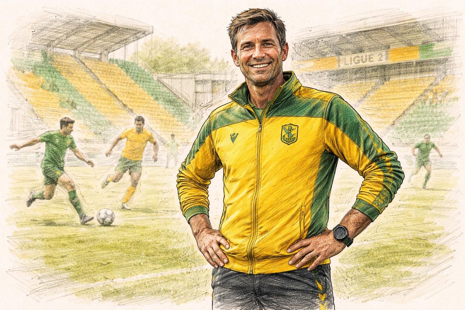 le fc nantes officialise la nomination de son nouvel entraîneur pour la saison à venir en ligue 2, préparant ainsi un nouveau chapitre pour le club.