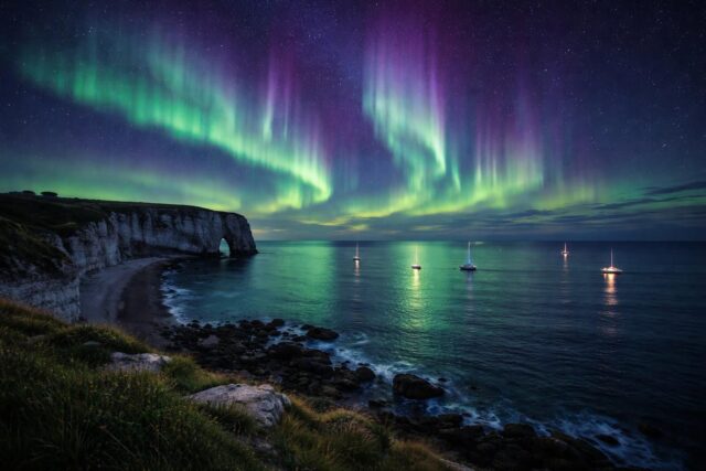 Meteo-Les-aurores-boreales-pourraient-bientot-illuminer-la-Manche-–-Decouvrez-comment-les-observer-640x427 Vigilance Jaune Renforcée : Attention aux Fortes Pluies et Orages en Outre-mer