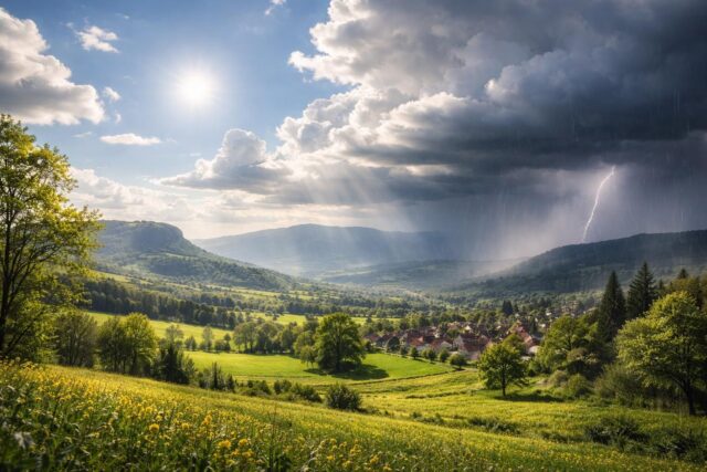 Meteo-Une-semaine-globalement-douce-ponctuee-de-quelques-episodes-dinstabilite-METEO-France-640x427 Alertes aux orages : trois départements sous vigilance orange ce jeudi en raison de pluies intenses