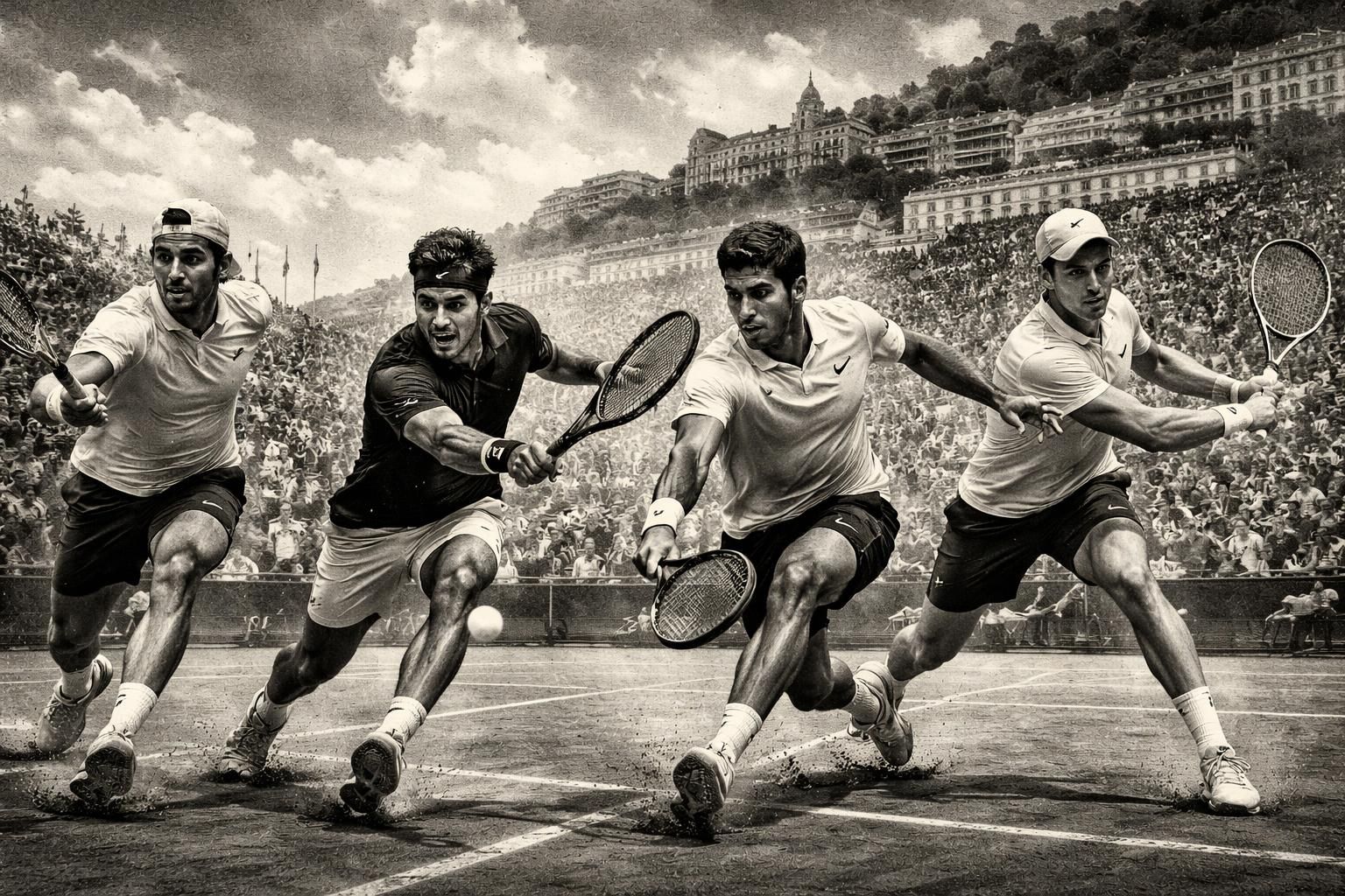 découvrez l'excitation du tournoi de monte-carlo avec berrettini, fonseca, alcaraz et sinner prêts à tout donner jeudi sur les courts pour briller et captiver les fans de tennis.