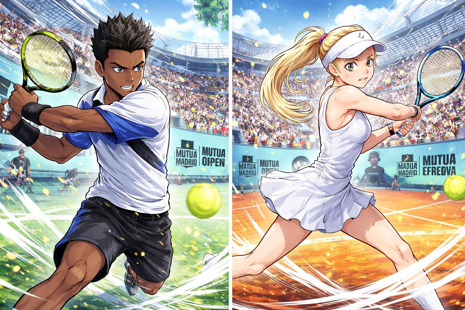 suivez les performances des joueurs français moïse kouamé et ksenia efremova lors des phases de qualification du mutua madrid open, avec univers tennis.