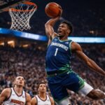 revivez le match intense où anthony edwards a mené minnesota à l’égalisation contre denver avec une performance spectaculaire en nba.